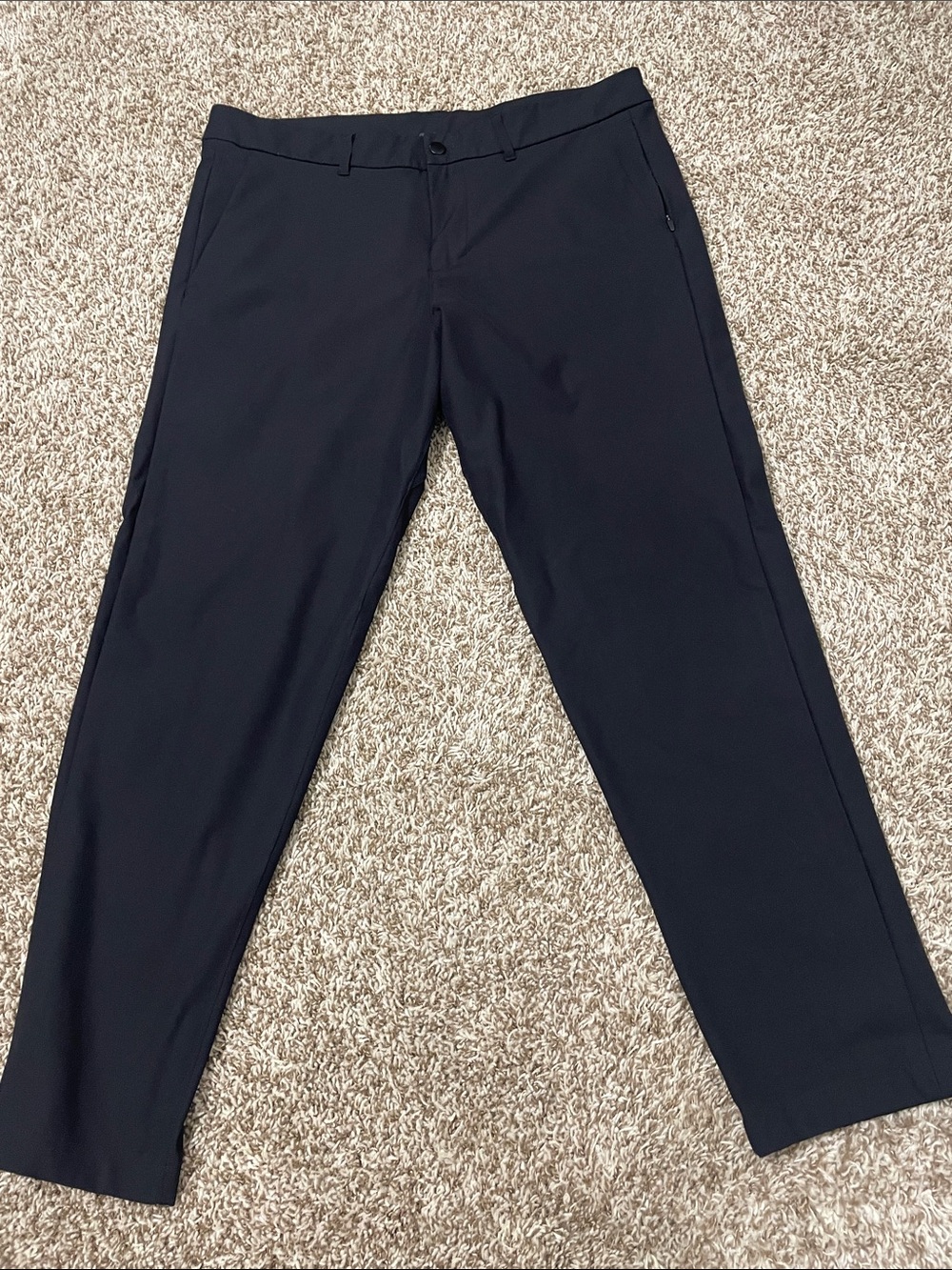 lululemon athletica Men's Black Tailored ABC Dress Pants 36x30